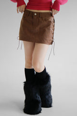 コルセットクラックスカート / Corset Crack Skirt (2color)