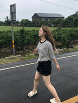 ジッパー＆リベットミニスカート