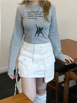 ヒップキャットスリムTシャツ / Hip Cat Slim T-shirt