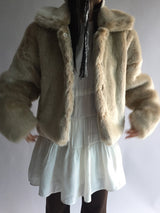 Eco fur jacket
