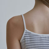 デーナストライプノースリーブ / Dana stripe sleeveless