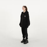 TENDER CHEEKS HODDIE ZIP-UP_black (6546824593526)