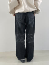 Painting washing point denim 