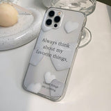 ハートバルーンレタリングアイフォンケース/Heart Balloon Lettering Phone Case
