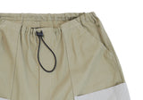  BERMUDA DRAWSTRING PANTS_KHAKI