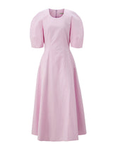 Uネックフレアドレス / U neck flare dress - Pink