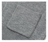 LMN Leo Two Way Drop Round Knit Cardigan (4 colors)