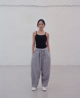 WARM-FLEECE BALLOON PANTS (Gray) / ウォームフリースバルーンパンツ