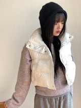 [Wool 10]ポニョマルチミックスラウンド長袖ニット