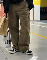 ピグメントピンタックワイドパンツ / Pigment pintuck wide pants