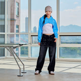 CIRCLE NEW SYMBOL LOGO BOLERO HOODIE CREAM