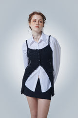 ラインニットベスト / LINE KNIT VEST