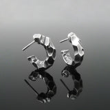 キャットクロウ66シルバーフープイヤリング / Catclaw 66 silver hoop earring (4593036591222)