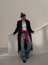 (UNISEX) f/w ピーナッツマキシロングコート