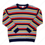 カラフルストライプニットウェア/OWN Colorful Striped Knitwear (2 colors)