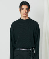 ハーフネックエッセンシャルロングスリーブ / half neck essential long sleeve black