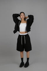 KEVIN OVER-FIT HOOD ZIP-UP