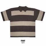 Other Knit Border Short Sleeve T Shirt (3color)