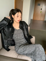 ボカシソフトロングドレス/Bokashi Soft Long Dress