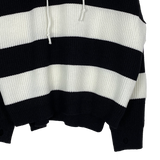 ストライプウォーマーフードニットウェア/Stripe Warmer Hood-Knitwear