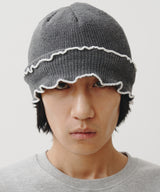 STITCH LONG BEANIE (GRAY)