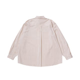 フロントポケットポイントストライプシャツ / FRONT POCKET POINT STRIPE SHIRTS - YELLOW