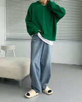 ウォーマーバルーンカラーカーディガン / AZ Warmer Balloon Collar Cardigan (7 colors)