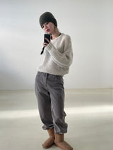 About balloon round knit 