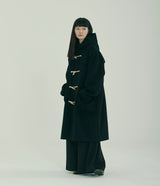 ダッフルコート/unisex duffle coat black