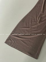 unbalanced twisted maxi long skirt