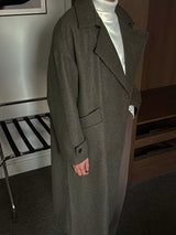 Pleddy Roden Double Wool Long Coat (3color)