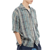 チェック半袖シャツ / CHECK SHORT SLEEVE SHIRT (4518760415350)