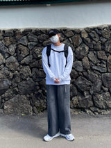 ルアワンタックワイドデニムパンツ/LUR ONETUCK WIDE DENIM PANTS(2COLOR)