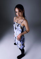 クローム アーガイル ベルト ドレス/ CHROME ARGYLE BELT DRESS (BLUE)