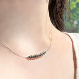 スノーフレークネックレス / Snowflake Necklace (3color) (6650194002038)