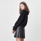 CHECK COLLAR CROP SWEATSHIRT_BLACK (6609870717046)
