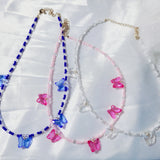Butterfly beads necklace