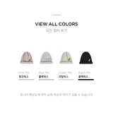 VA Brooch Melange Wool Rolling Beanie Pinkmix