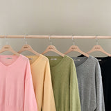 ソフトVネックニットウェア / [Bellide made] Soft V-neck knitwear