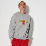SKULL CHERRY SWEAT SHIRT GRAY (6612504281206)