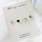グリッターピアスセット / [4 set] glitter piercing set