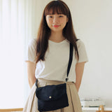 ナイロンバッグ /NYLON MINI BAG (BLACK) (6554727219318)