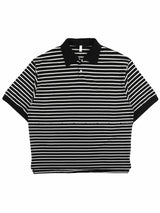 ウォッシングストライプコーラルTシャツ