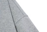 スリーブコントラストスウェットシャツT60/Sleeve Contrast Sweatshirt T60 Melange Gray