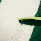 KIRSH X MISAKI KAWAI KIDS FLEECE HALF ZIP UP [GREEN]