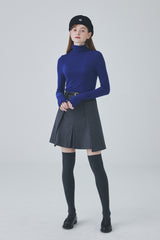 ウールシルクウォーマーTシャツ / Wool Silk Warmer T-Shirt [Blue]
