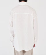 ETHNIC OVERSIZED SHIRT - (BLACK/WHITE/YELLOW)