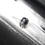 サンライトS1ジェムストーンシルバースタッズイヤリング / Sunlight-S1 Gemstone silver stud earring (4593355817078)
