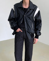 ハーフムーンバーシティジャケット/EV Half Moon Varsity Jacket (2 colors)