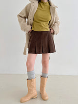 ウールテリーハーフコート/Wool terry half coat (3color)